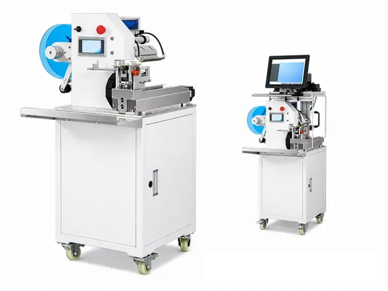 HL-T-107 Automatic Wire & Cable Folding Labeling Machine