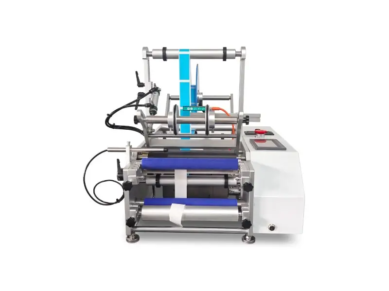 T801 Semi-Automatic Tabletop Round Bottle Labeling Machine