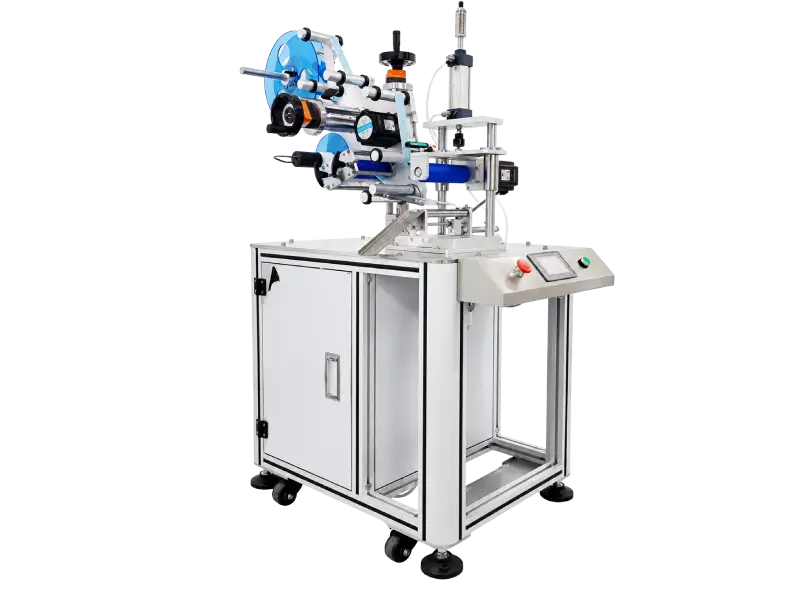 XL-T801L semi-automatic floor-standing round bottle labeling machine