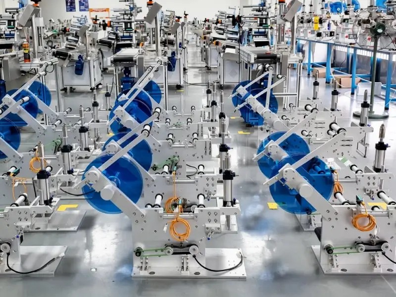 labeling machine showroom