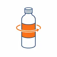 Round bottle labeling