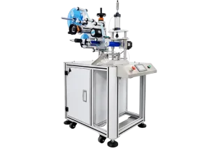 XL-T801L semi-automatic floor-standing round bottle labeling machine